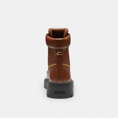 Men's Coach Lug Sole Boot Vintage Brown