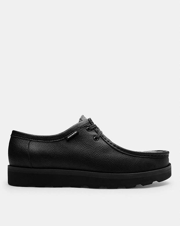 Chukka Shoe With Signature Canvas Charcoal-Black Charcoal-Black