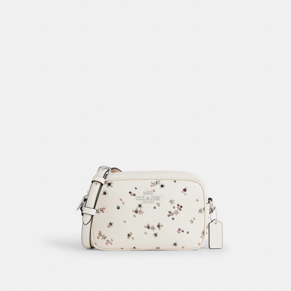 Coach Mini Jamie Camera Bag With Star Print Silver