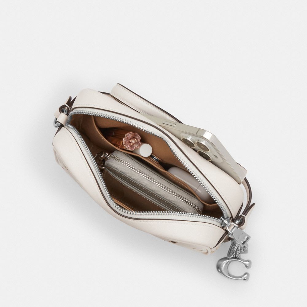 Coach Mini Jamie Camera Bag With Star Print Silver