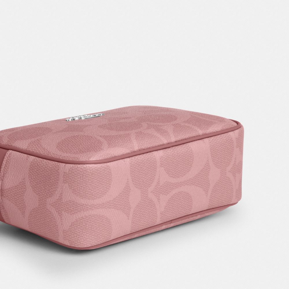 Coach Jamie Camera Bag In Maxi Signature Canvas Sv Dusty Pink