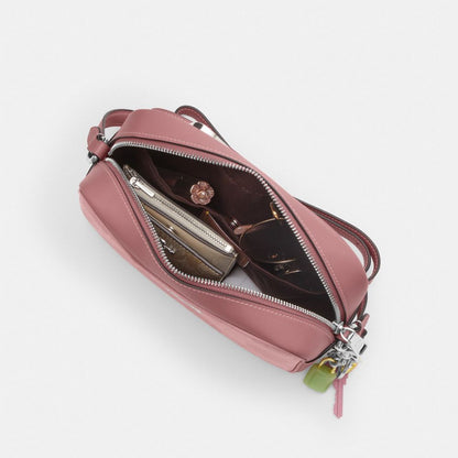Coach Jamie Camera Bag In Maxi Signature Canvas Sv Dusty Pink