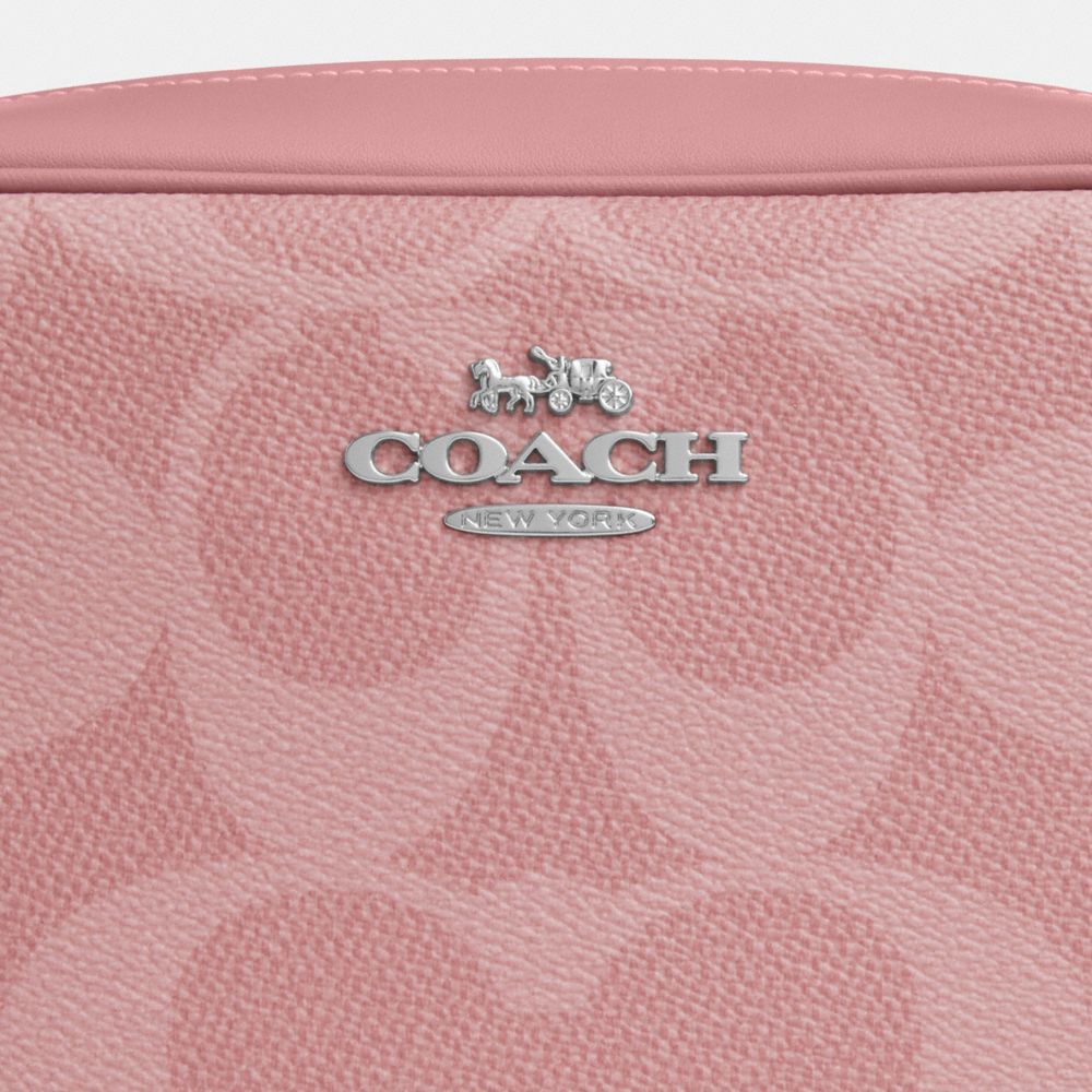 Coach Jamie Camera Bag In Maxi Signature Canvas Sv Dusty Pink