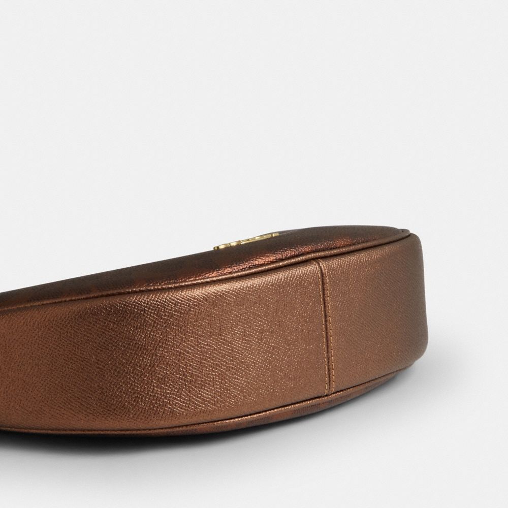 Coach Aria Shoulder Bag In Signature Canvas Im Brown Copper