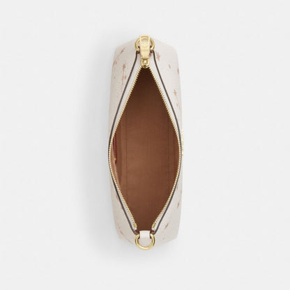 Coach Charlotte Shoulder Bag With Star Print Gold Chalk Multi