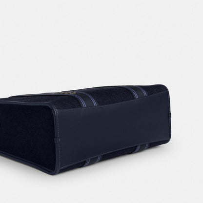 Coach Smith Tote Bag In Regenerative Cotton Gold