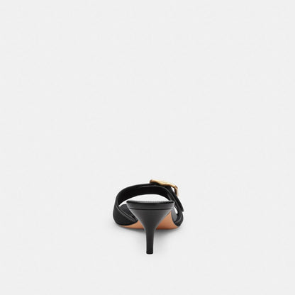 Women's Coach Margot Sandal In Signature Jacquard Black
