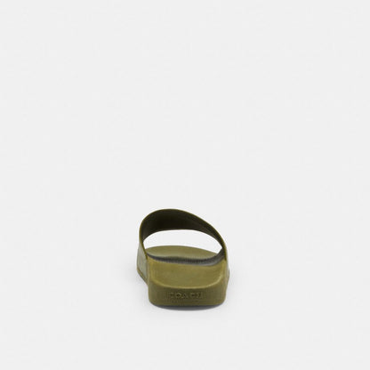 Women's Coach Udele Sport Slide In Signature Canvas Olive