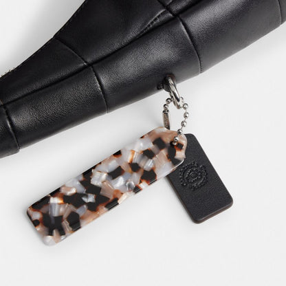 Coach Alter/Ego Crescent Shoulder Bag In Upcrafted Leather Black