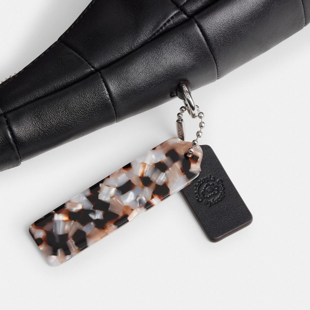 Coach Alter/Ego Crescent Shoulder Bag In Upcrafted Leather Black