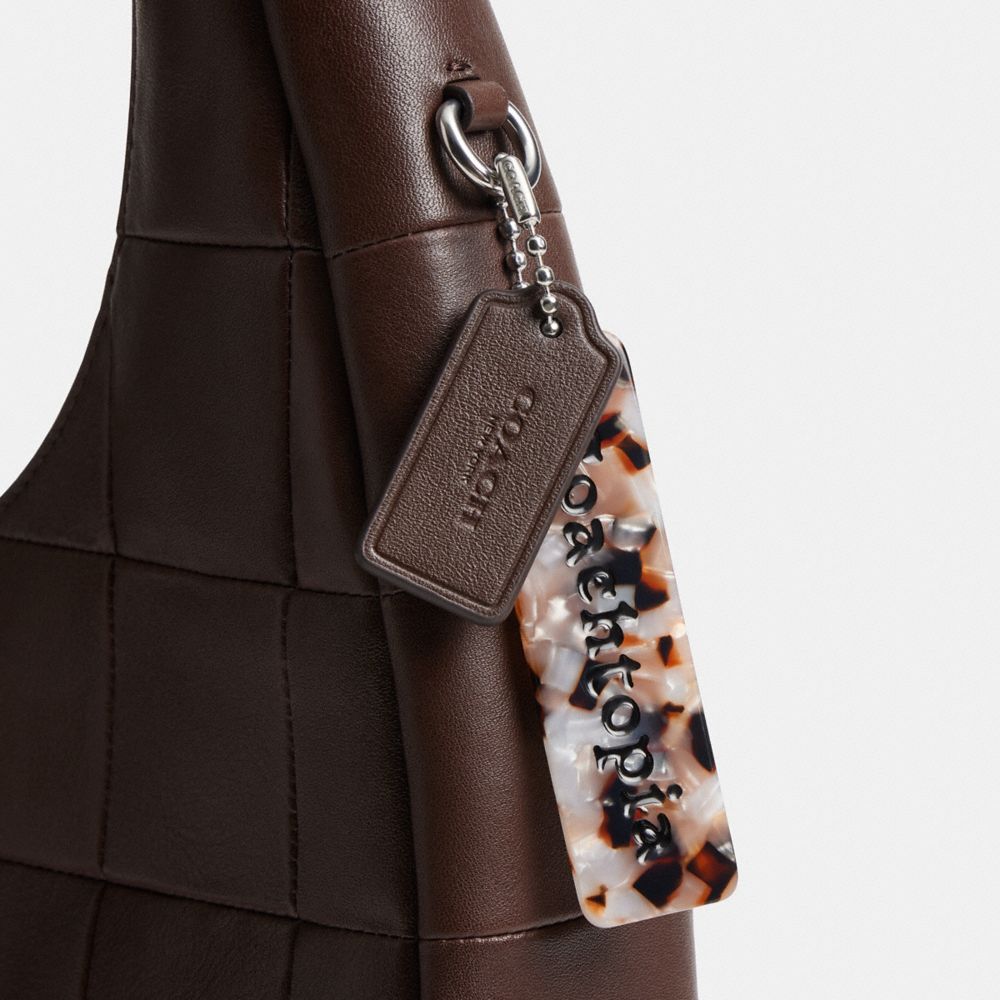 Coach Alter/Ego Crescent Shoulder Bag In Upcrafted Leather Maple