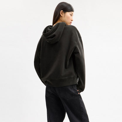 Coach Fish Graphic Hoodie Black