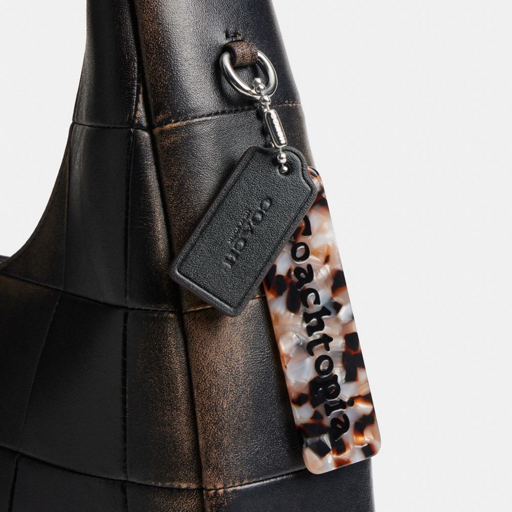 Coach Alter/Ego Crescent Shoulder Bag Black Brown