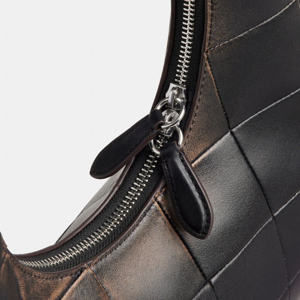 Coach Alter/Ego Crescent Shoulder Bag Black Brown