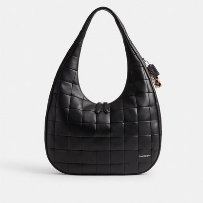Coach Alter/Ego Large Crescent Shoulder Bag Black 2