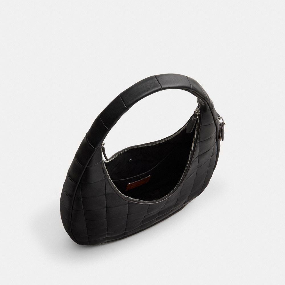 Coach Alter/Ego Large Crescent Shoulder Bag Black 2