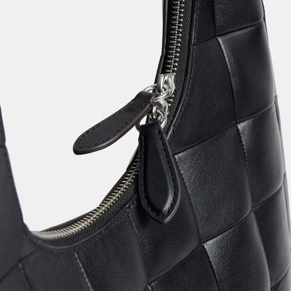Coach Alter/Ego Large Crescent Shoulder Bag Black 2