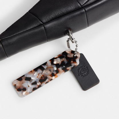 Coach Alter/Ego Large Crescent Shoulder Bag In Upcrafted Leather Black