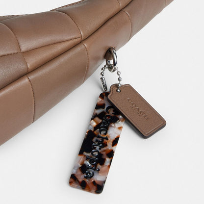 Coach Alter/Ego Large Crescent Shoulder Bag In Upcrafted Leather Dark Stone