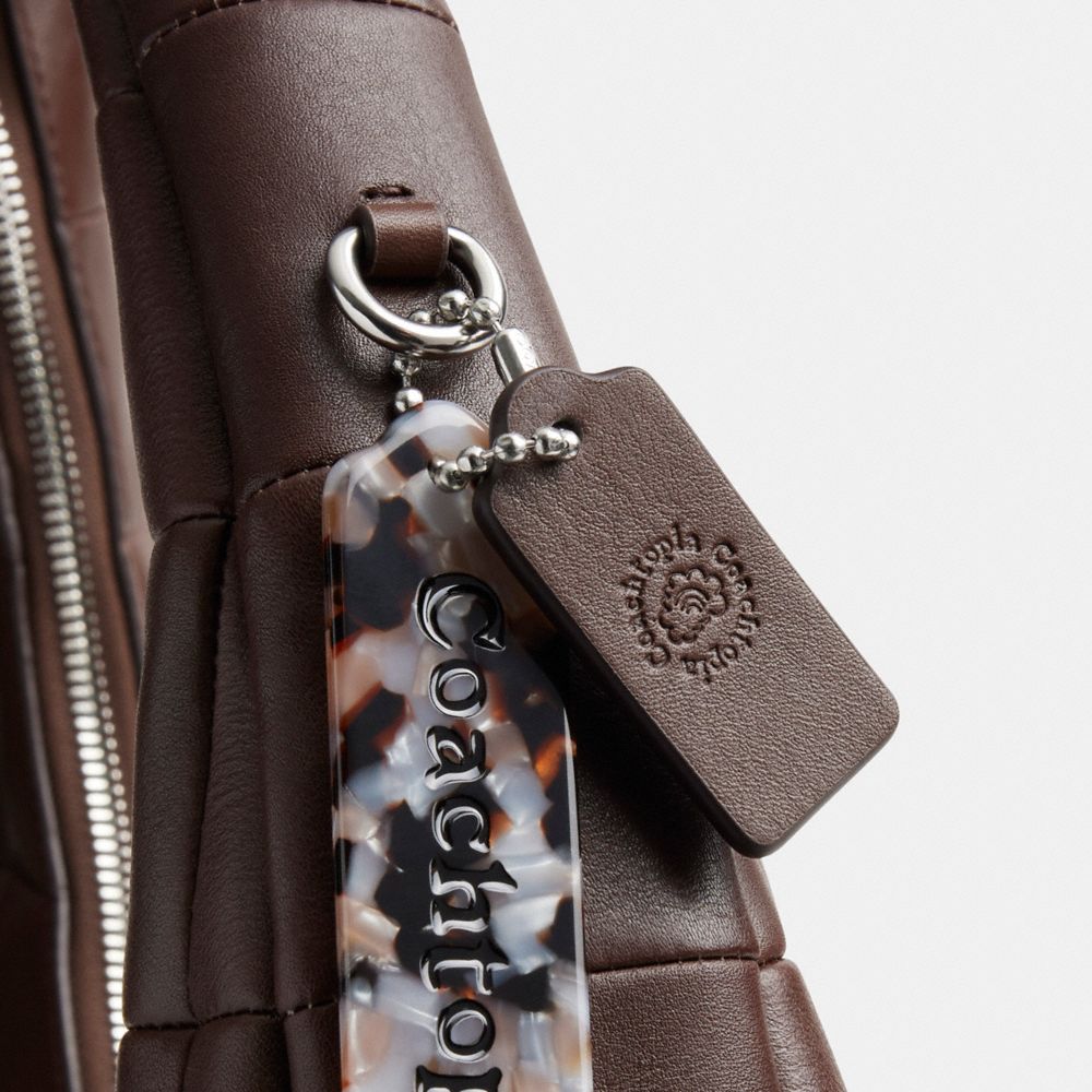 Coach Alter/Ego Large Crescent Shoulder Bag In Upcrafted Leather Maple