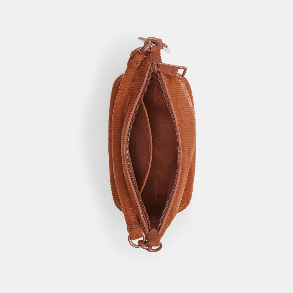 Coach Coachtopia Loop Shoulder Bag In Corduroy Brown Corduroy