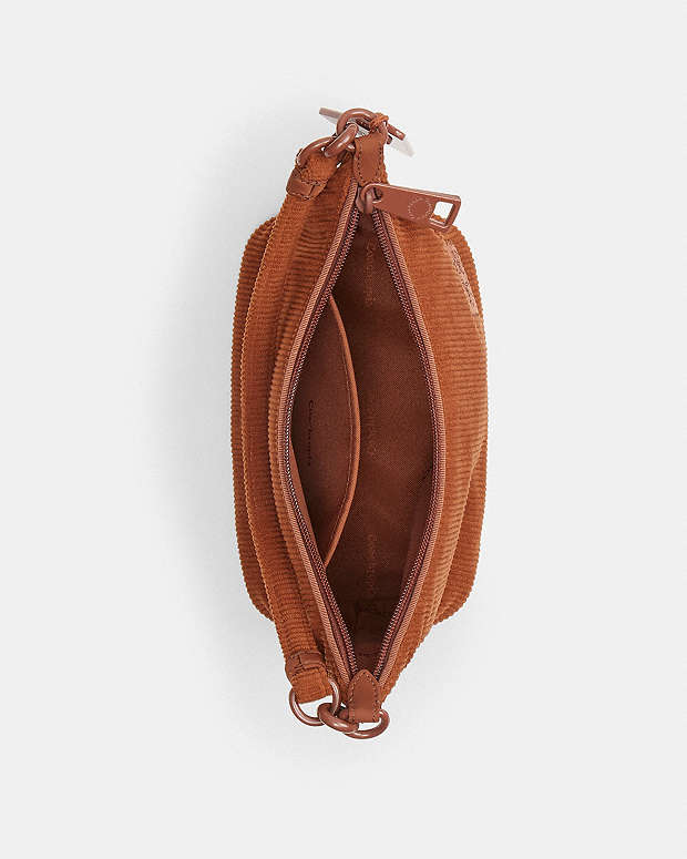 Coachtopia Loop Shoulder Bag In Corduroy Brown Corduroy Brown Corduroy