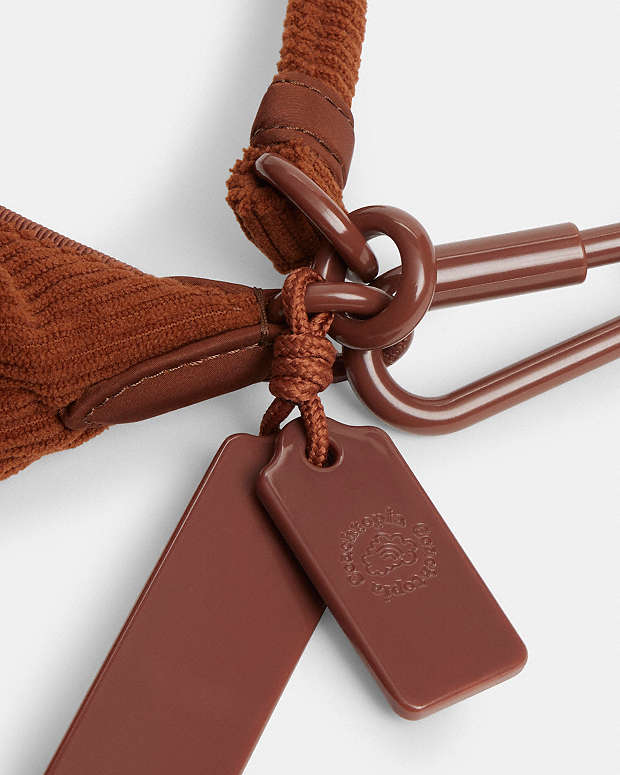 Coachtopia Loop Shoulder Bag In Corduroy Brown Corduroy Brown Corduroy