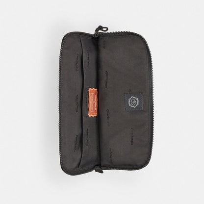 Coach Coachtopia Loop Laptop Sleeve With Wavy Quilting Black 2