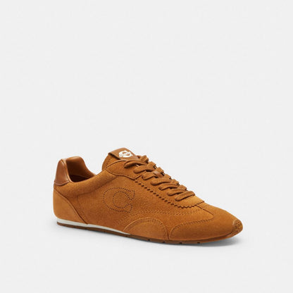 Women's Coach Flat Sneaker Shadow Brown