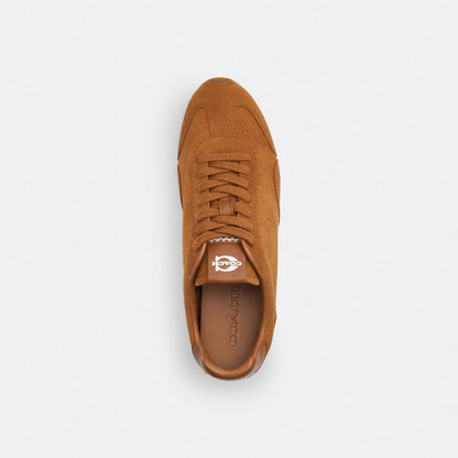 Women's Coach Flat Sneaker Shadow Brown