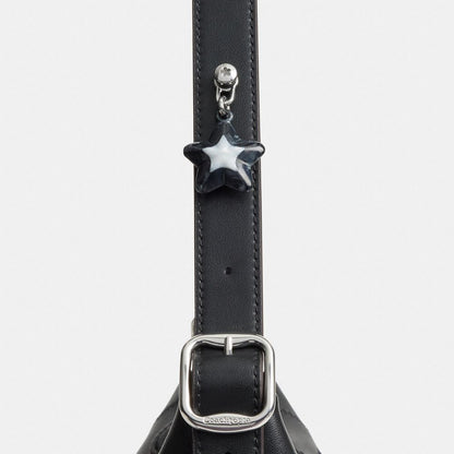 Coach Star Bag Charm Black Chalk Multi
