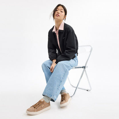 Women's Coach Canvas Sneaker Taupe