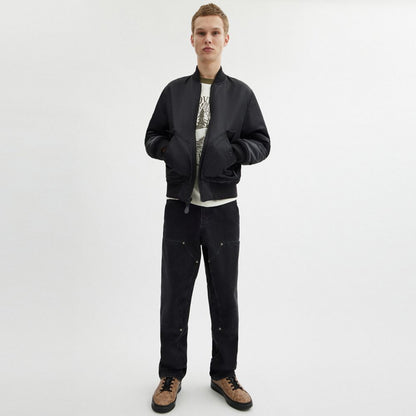 Coach High Line Sneaker In Signature Canvas Khaki Black