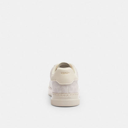 Coach High Line Sneaker In Signature Canvas Off White