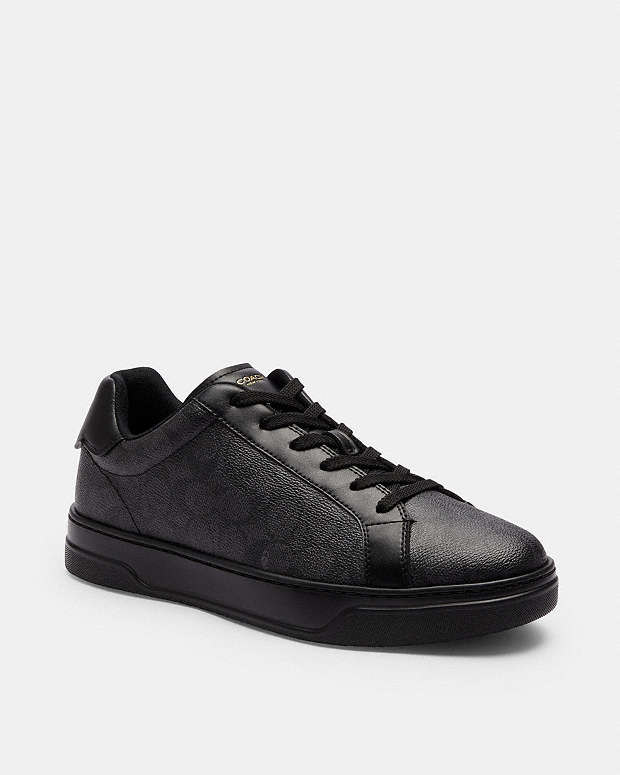 High Line Sneaker In Signature Canvas Graphite-Black Graphite-Black