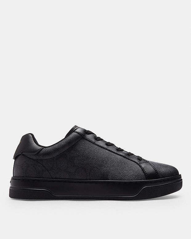 High Line Sneaker In Signature Canvas Graphite-Black Graphite-Black