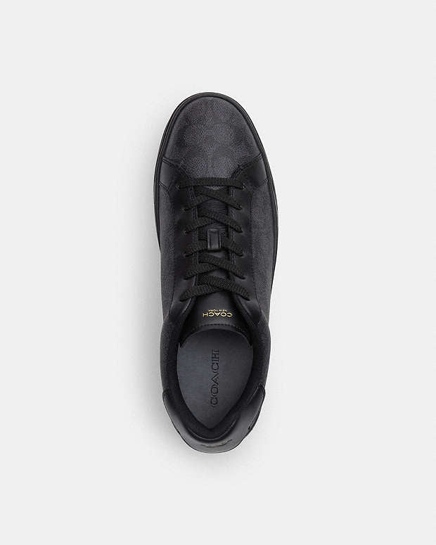 High Line Sneaker In Signature Canvas Graphite-Black Graphite-Black