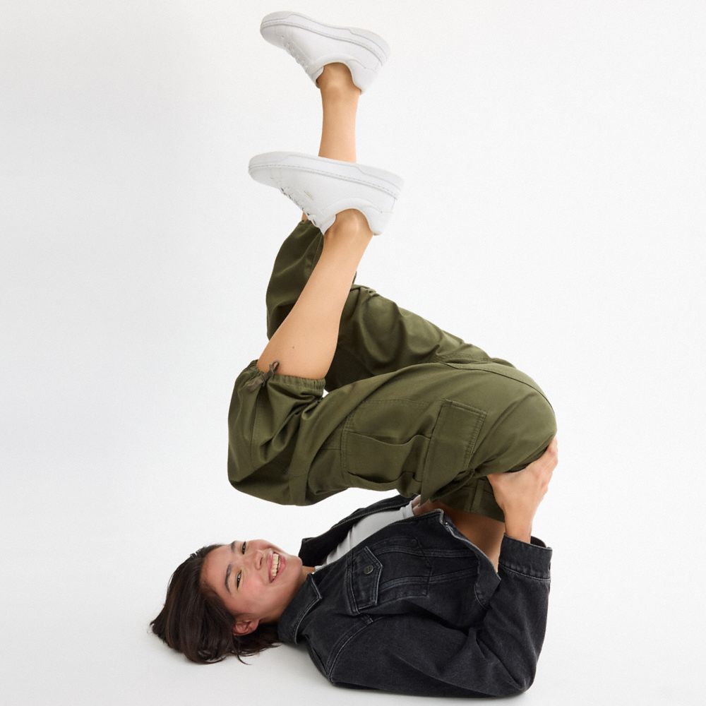 Coach High Line Sneaker Optic White