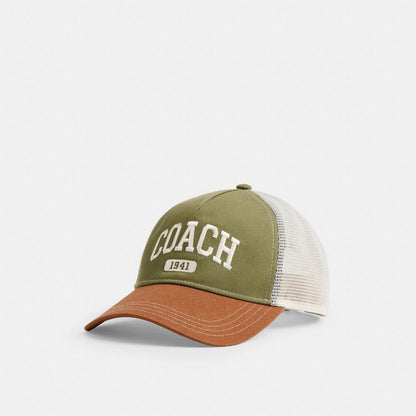 Coach Coach 1941 Varsity Trucker Hat Olive Sable