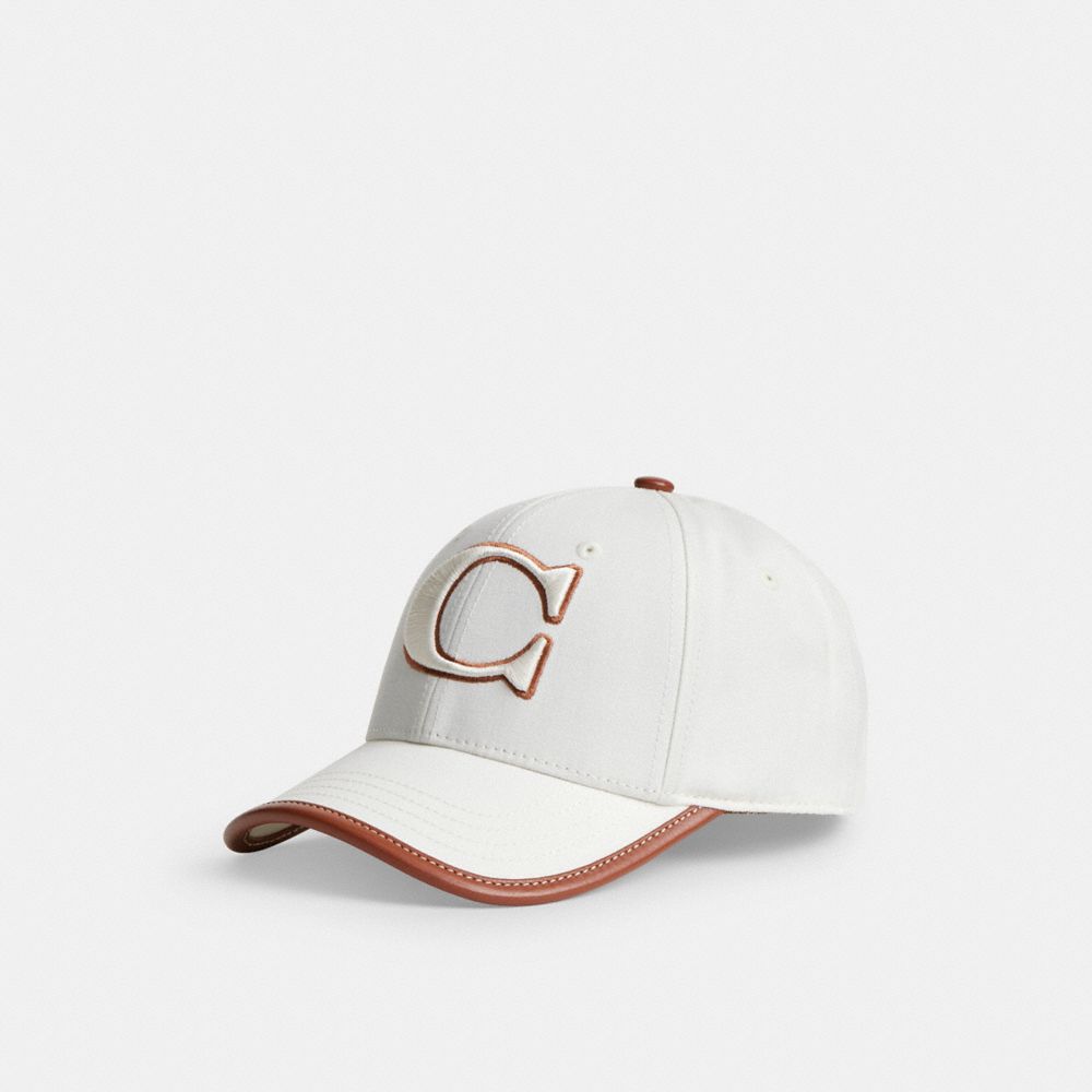 Coach Signature Patch Baseball Hat Chalk