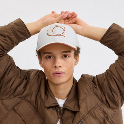 Coach Signature Patch Baseball Hat Chalk