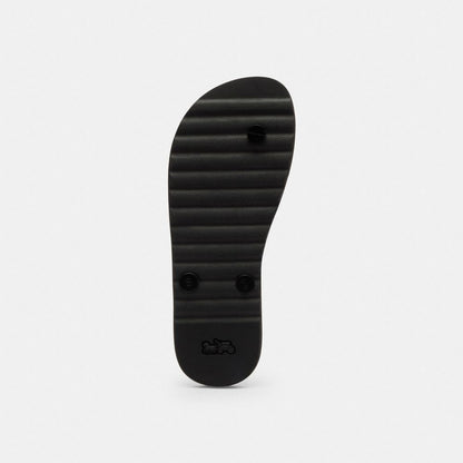 Coach Zayn Flip Flop Black