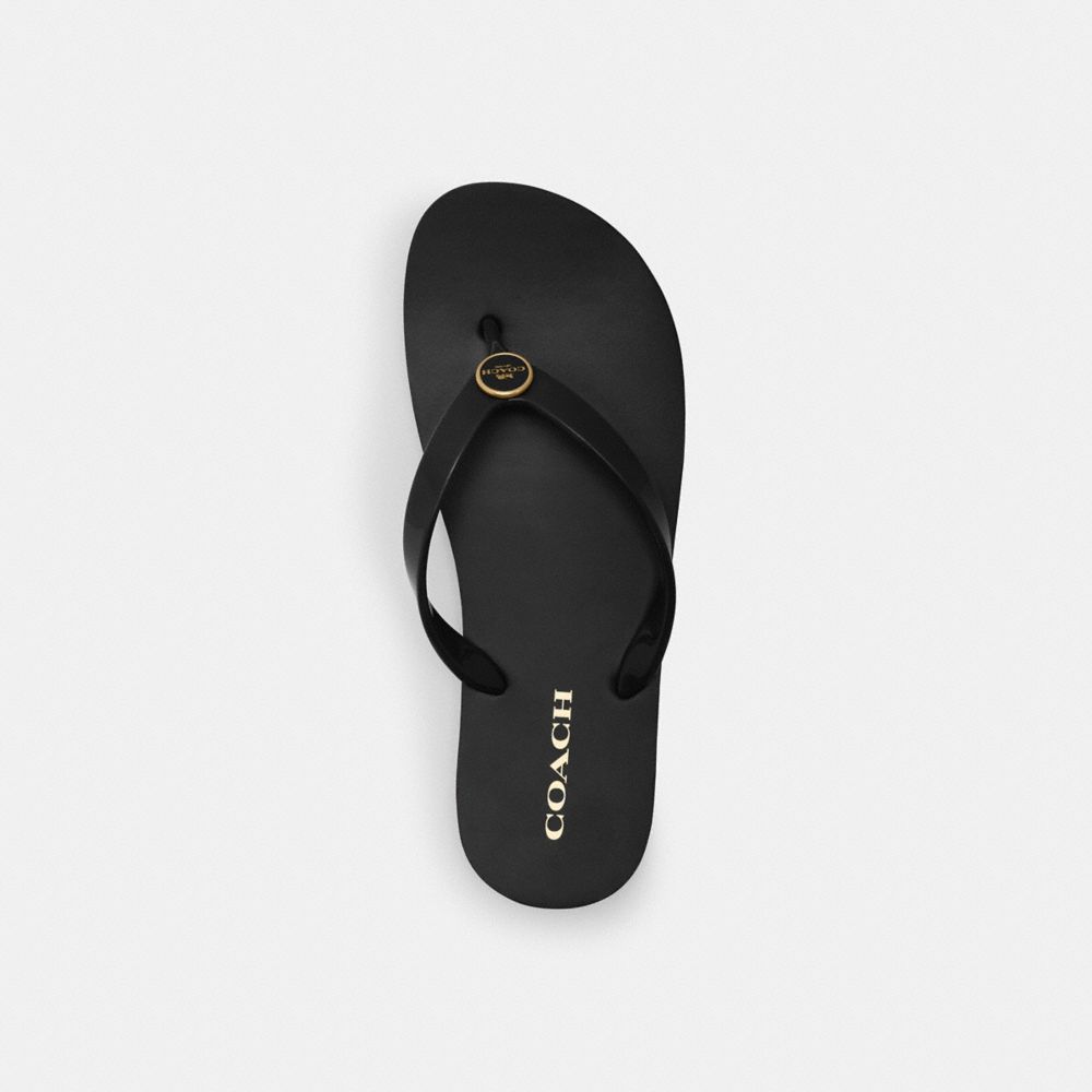Coach Zayn Flip Flop Black