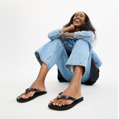 Coach Zayn Flip Flop Black