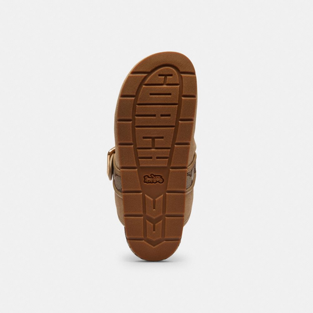 Coach Archival Buckle Clog Oat
