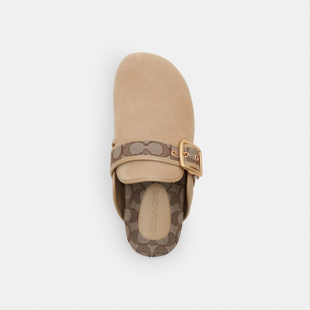 Coach Archival Buckle Clog Oat