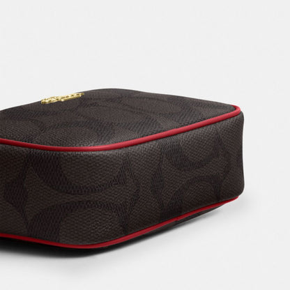 Coach Mini Jamie Camera Bag In Maxi Signature Canvas Gold