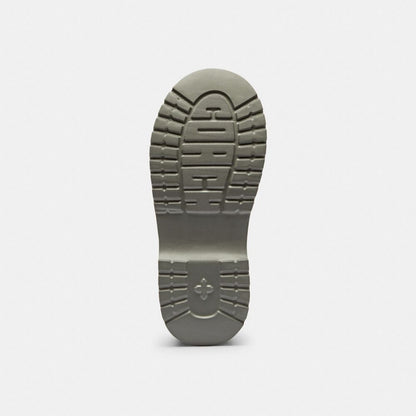 Women's Coach Christina Bootie In Signature Suede Charcoal
