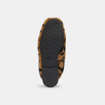 Women's Coach Slipper In Signature Shearling Coconut