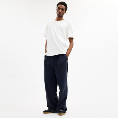 Coach Garment Dyed Straight Leg Sweatpants Navy Blue